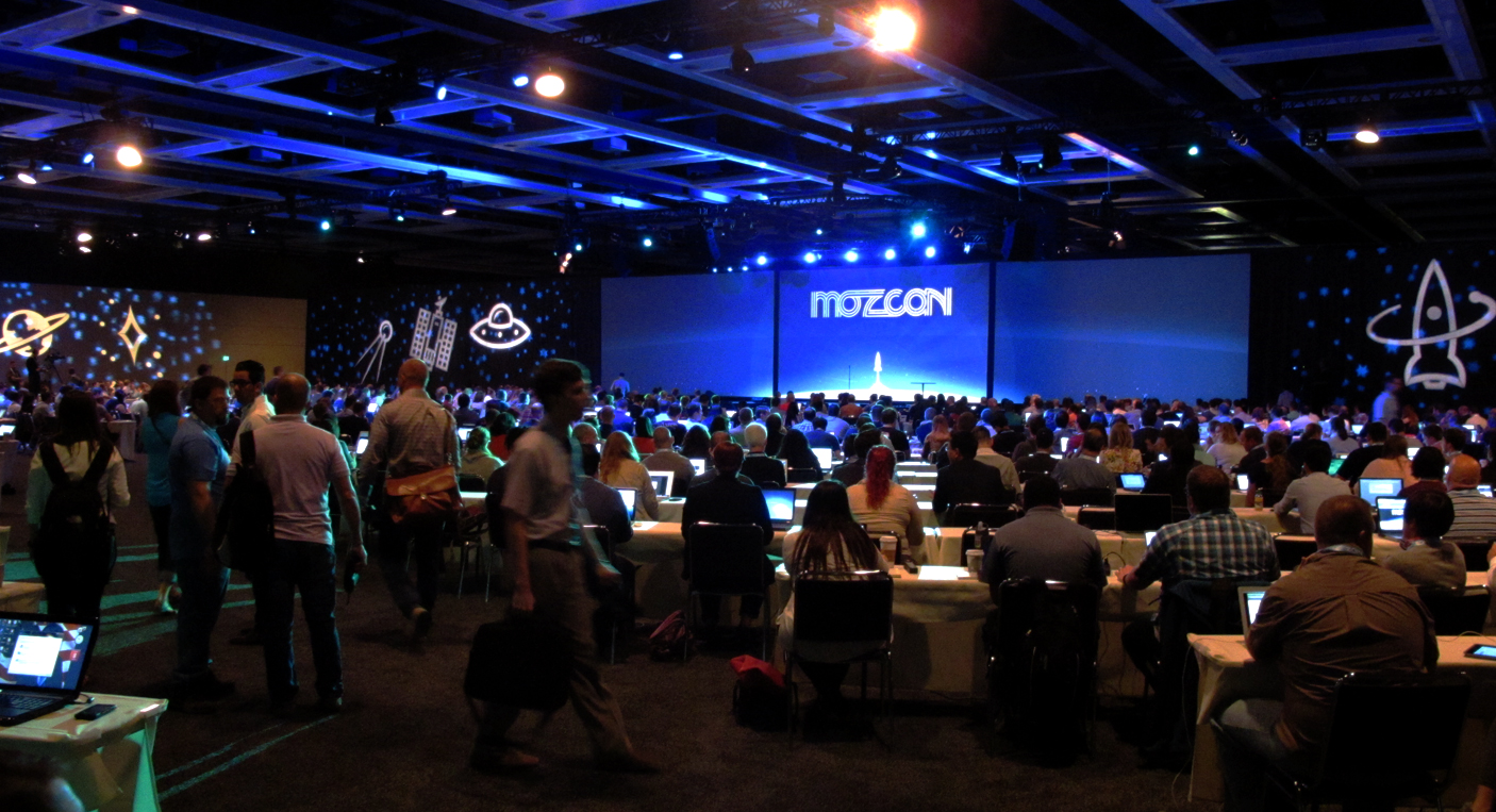 Mozcon 2013 stage